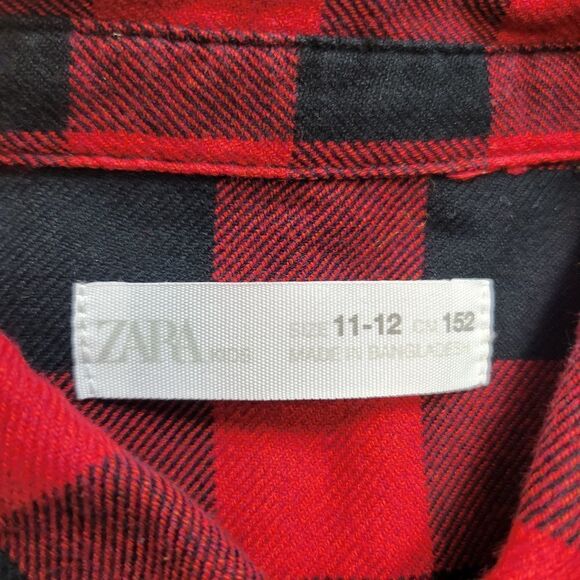 Zara Buffalo check tunic 11/12 - Picture 5 of 5